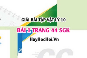 Giải bài 1 trang 44 SGK Vật lí 10: Sai số tuyệt đối và Sai số ngẫu nhiên của phép đo
